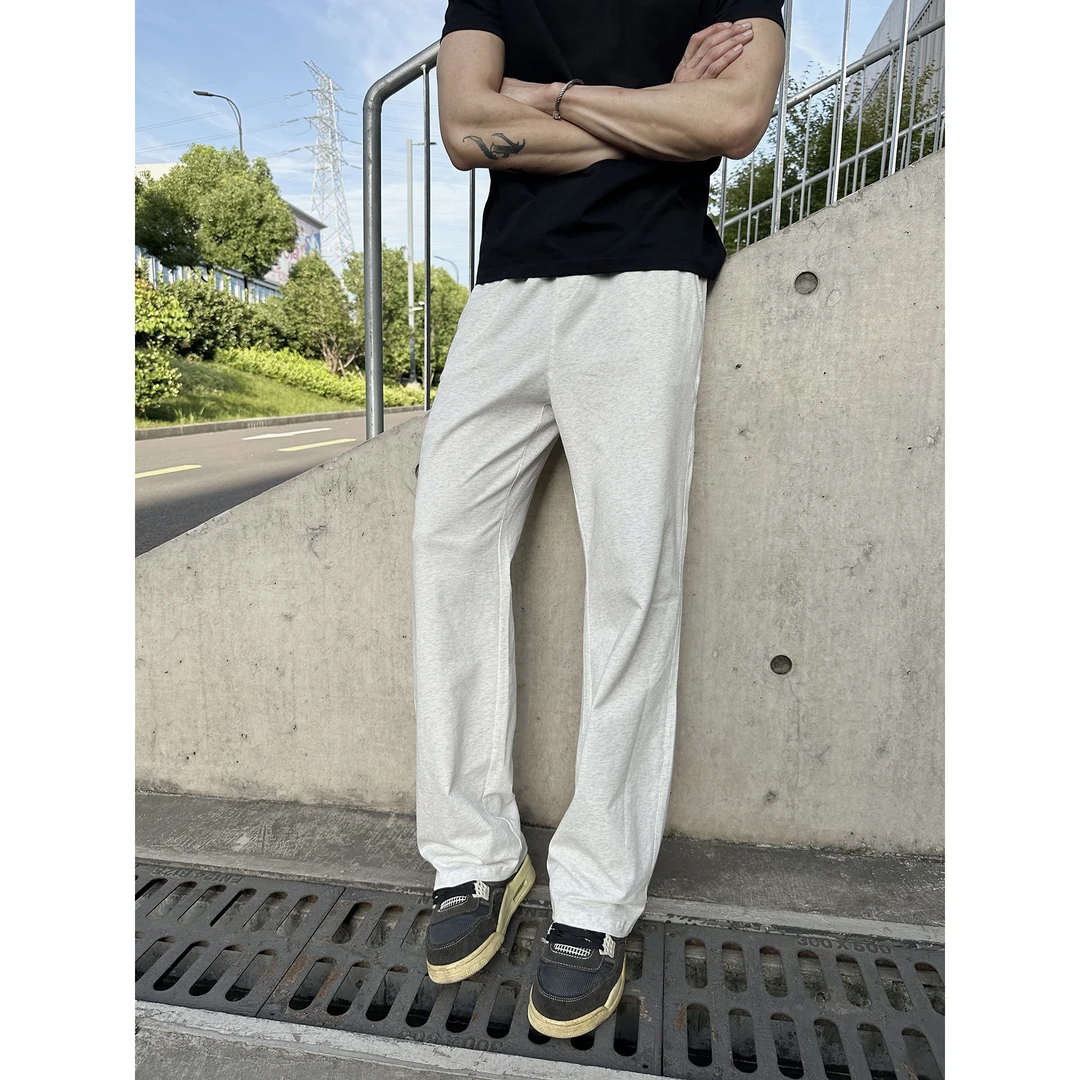 LIMOU夏季索罗娜Sorona凉感速干直筒健身运动薄卫裤男训练裤长裤