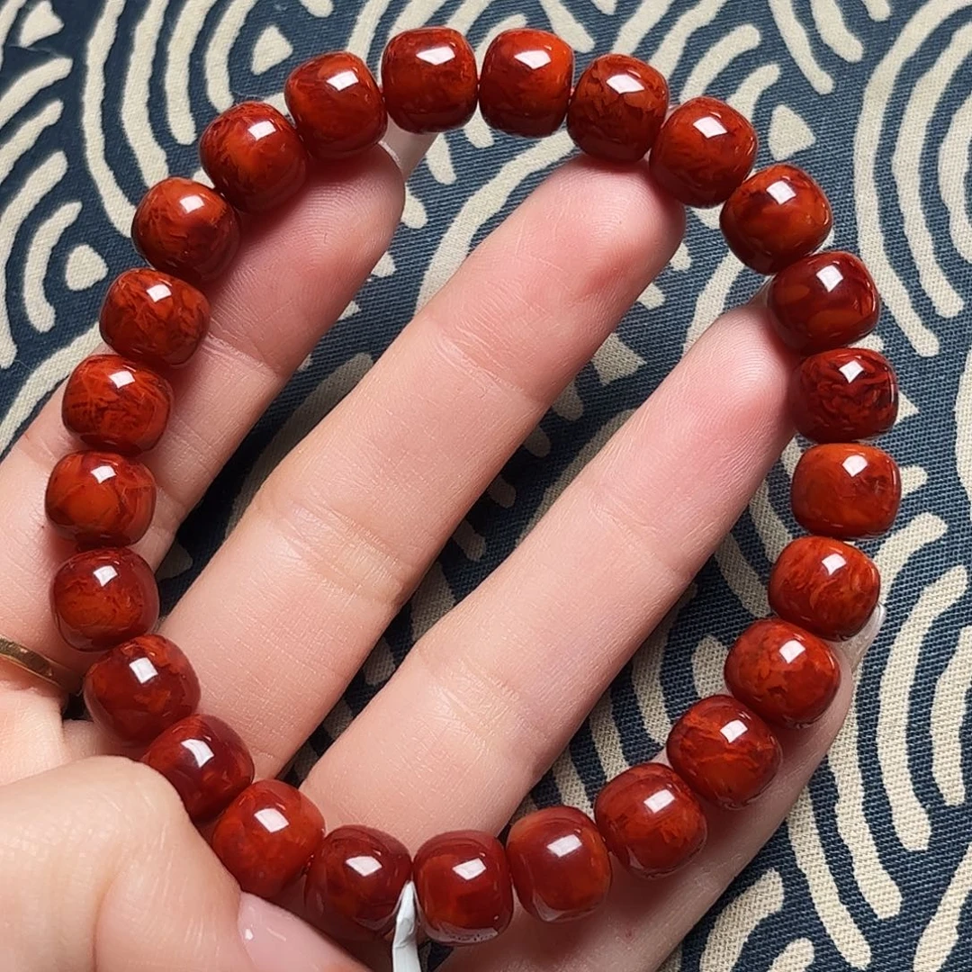 南红玛瑙未镶嵌手链