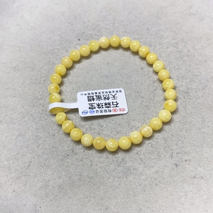 未镶嵌蜜蜡裸石串