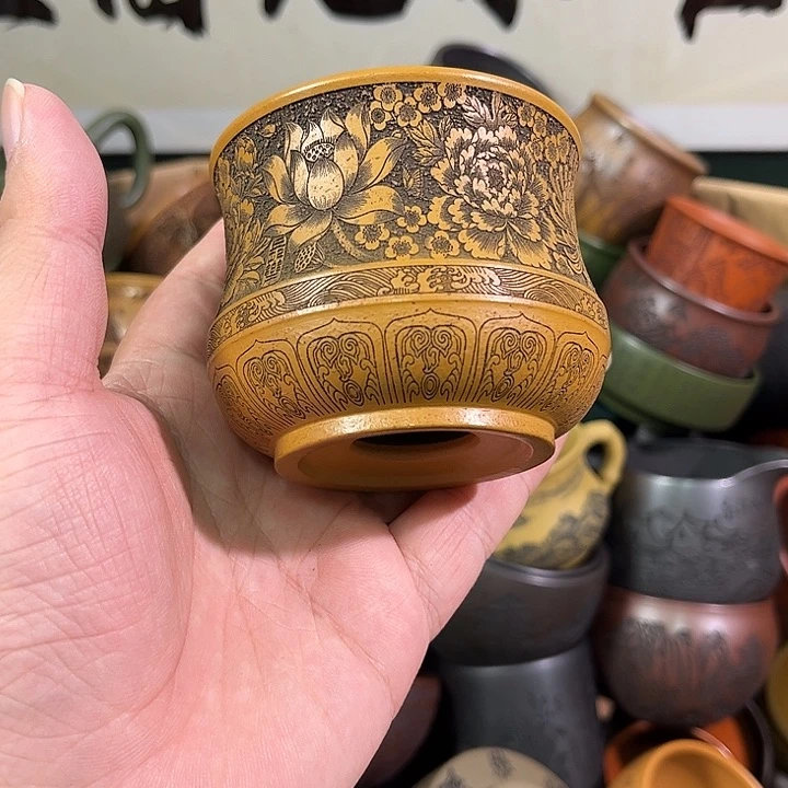 茶杯紫砂全手工紫砂主人杯