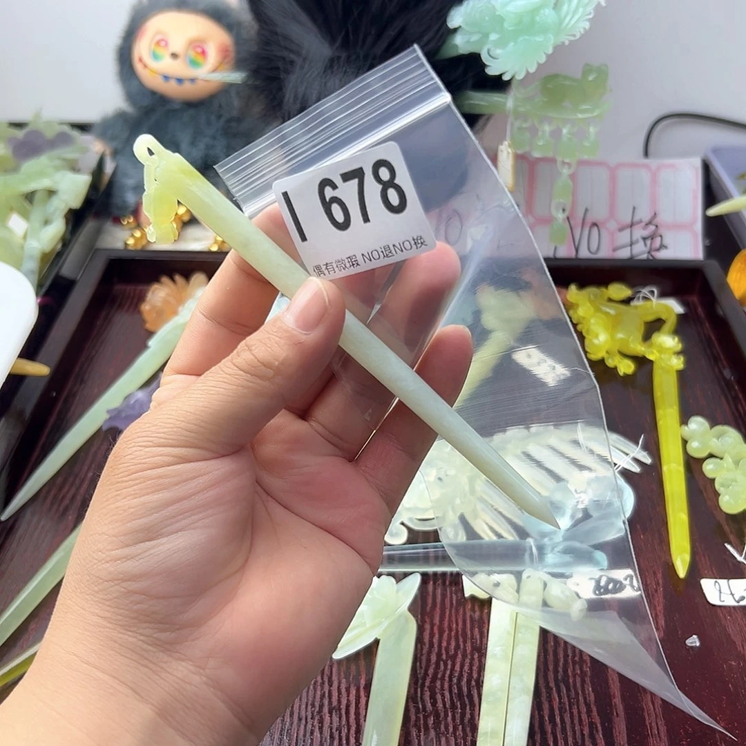 合金蛇纹石玉发饰ℳ****?