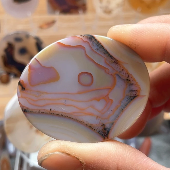 玛瑙/玉髓吊坠(不含链)未镶嵌