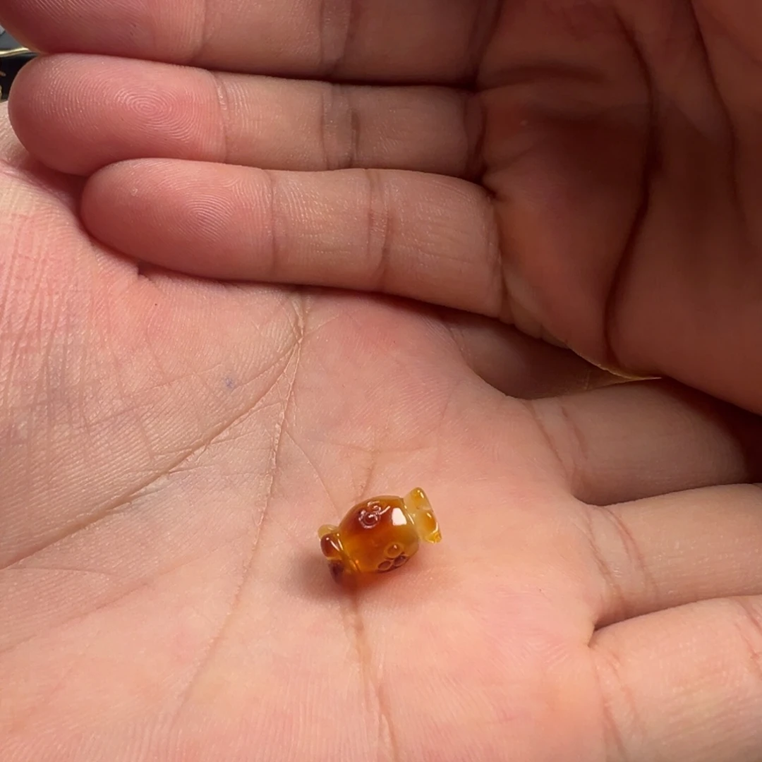 蜜蜡颈饰未镶嵌糖果提溜