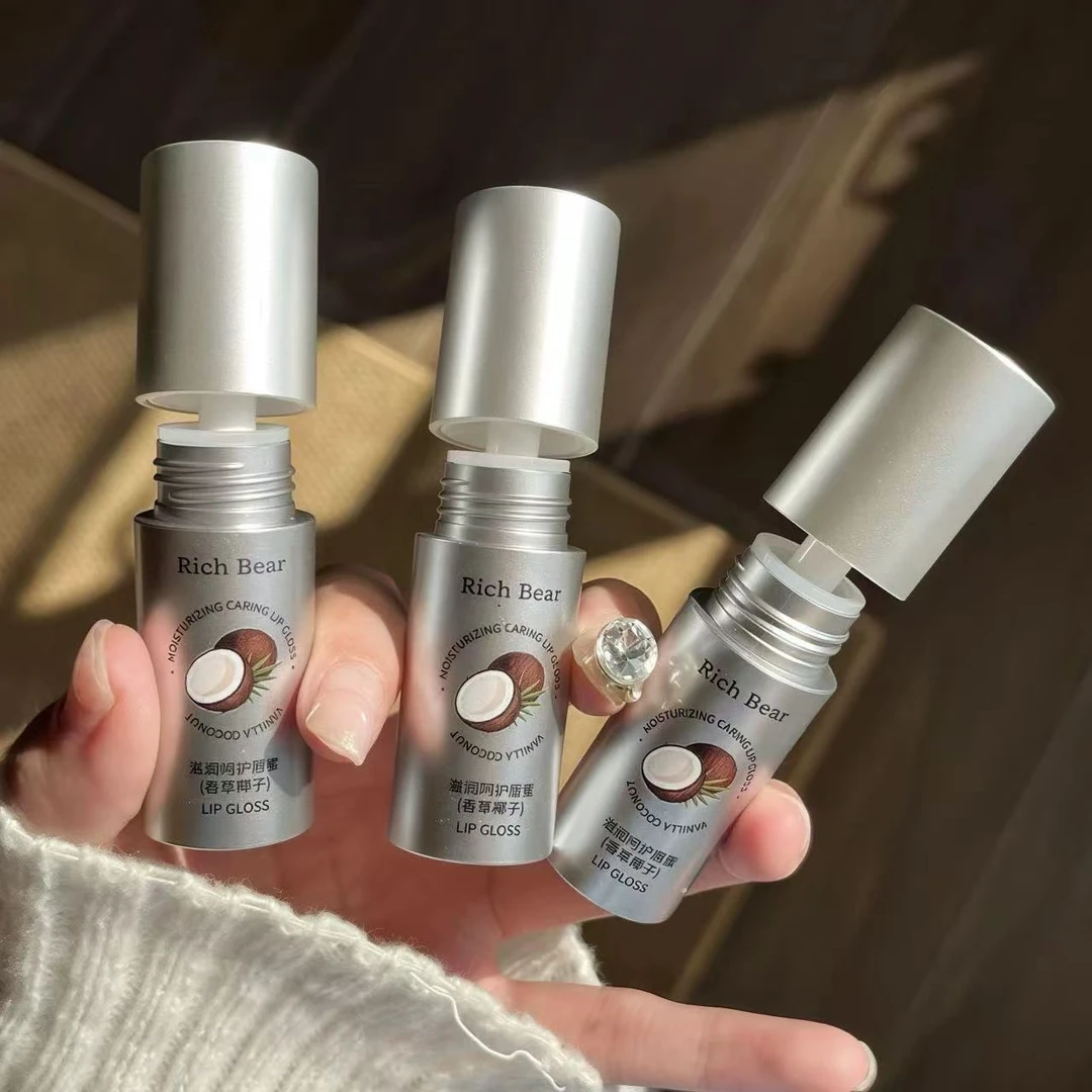 新疆包邮-无花果椰子香维生素E唇部美容液润唇膏补水保湿滋润唇油