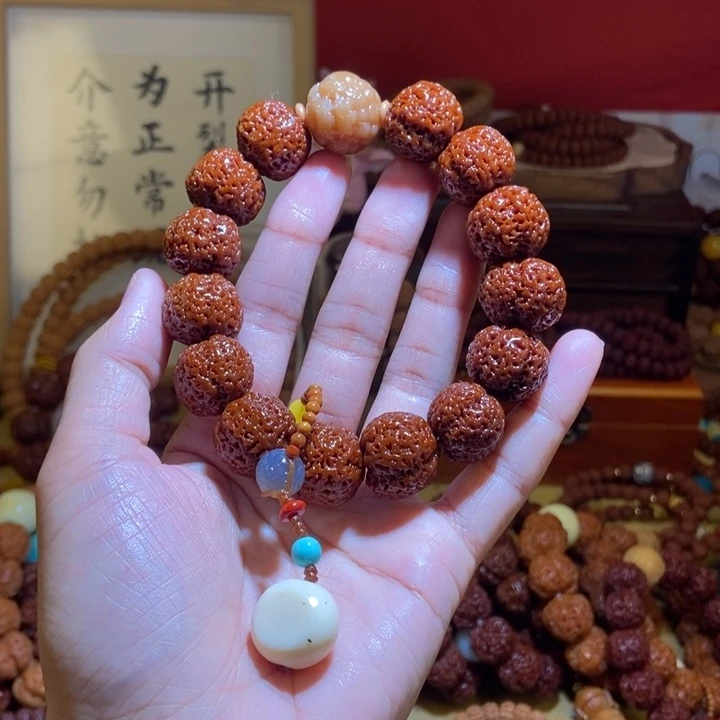 吊坠金刚菩提185玉化菠萝蜜