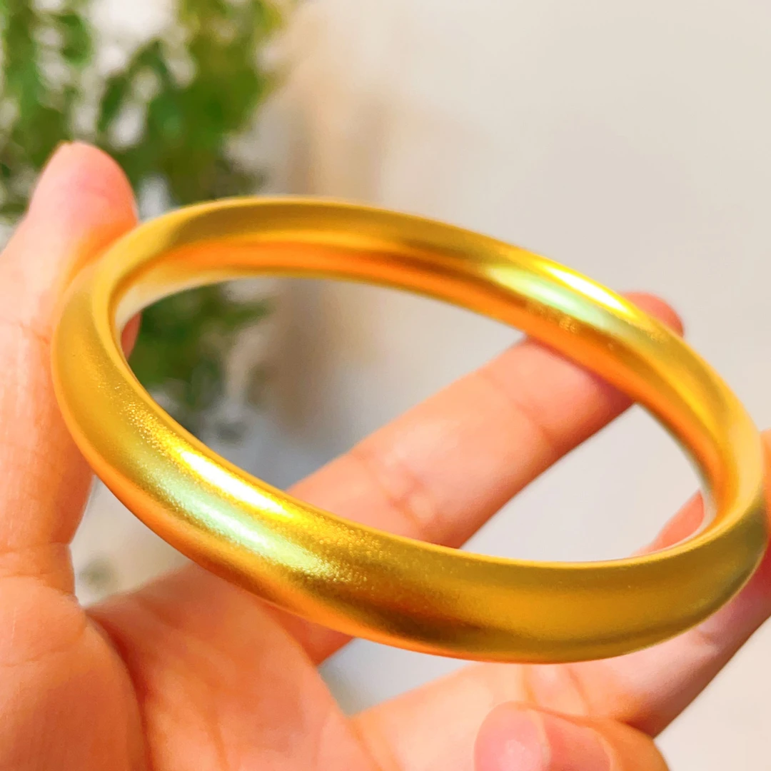 足银手镯 卡10泥鳅背女款镯子