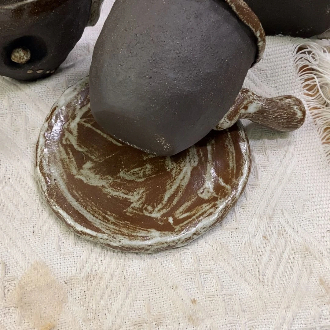 陶瓷迷*手捏咖啡杯套装