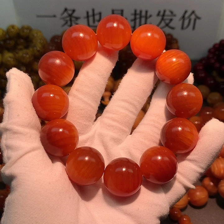 松木（琥珀木）手串/手链2.1 包浆高货