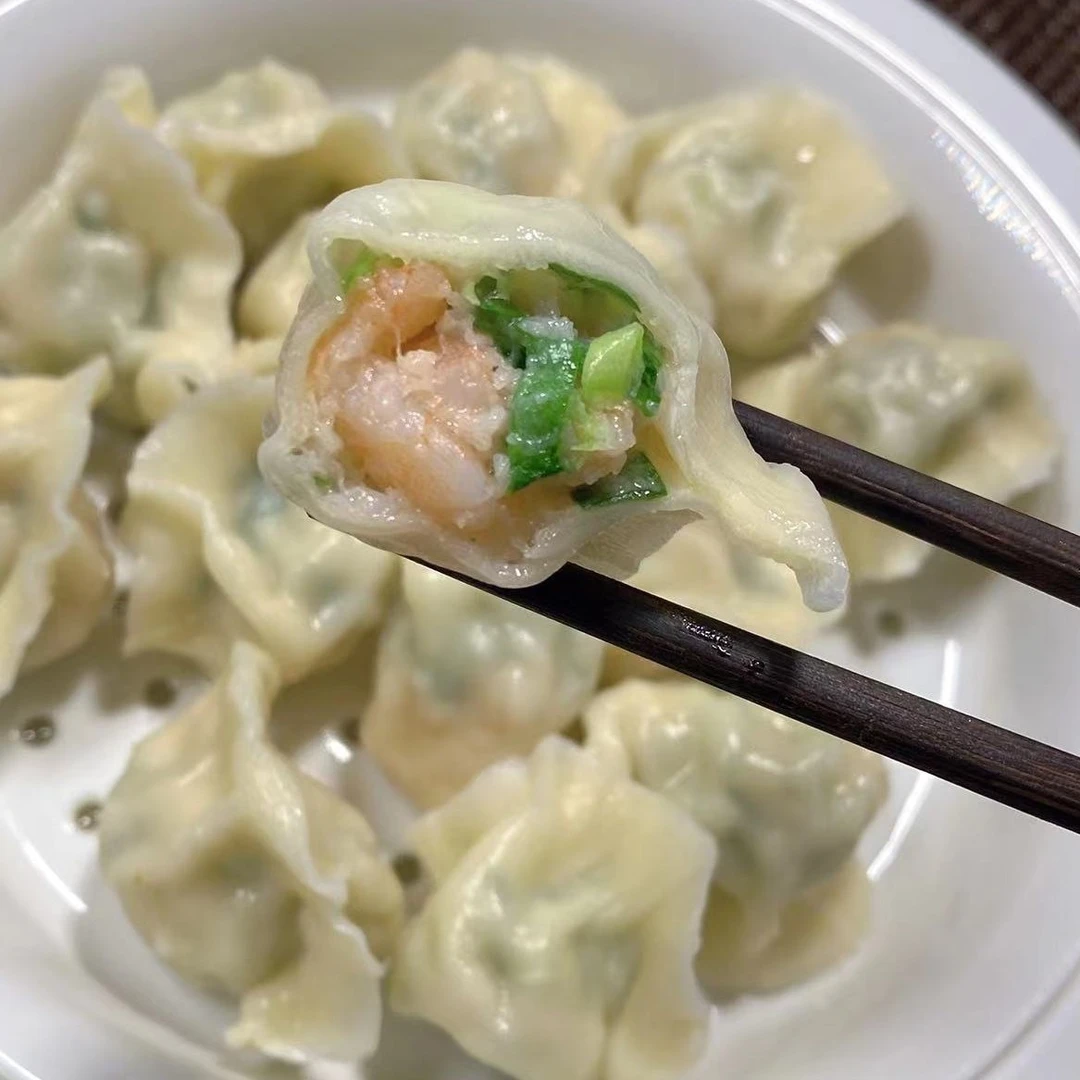 【香顺园招牌水饺2斤】酸菜油滋了+虾仁韭菜（生速冻）广式早茶