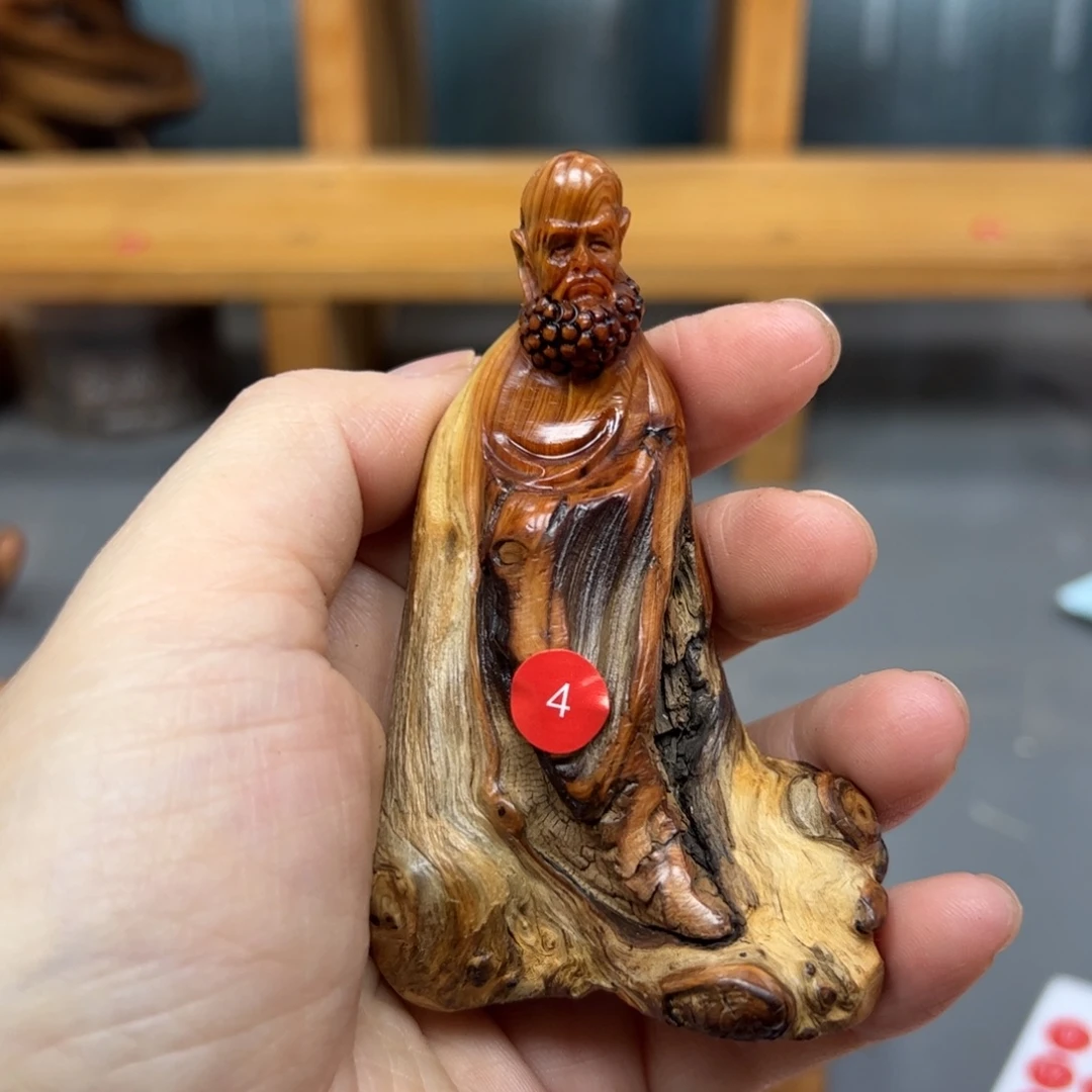 岚***柜木崖柏木摆件手把件