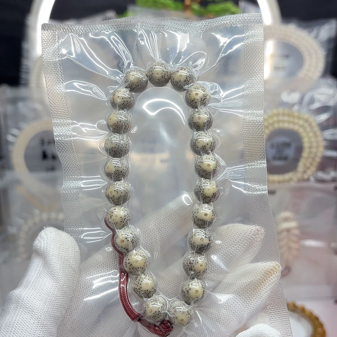 星月菩提吊坠10mm石玉圆珠手持