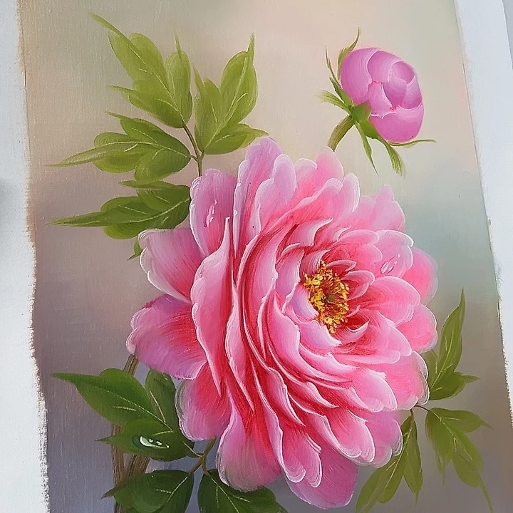 油画恭喜嘻嘻仔仔细细