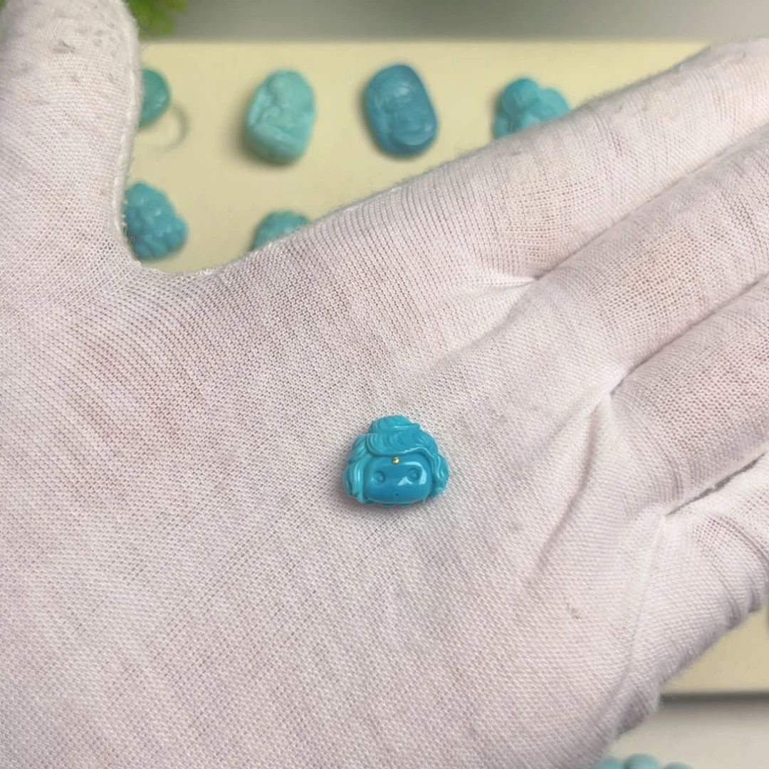 绿松石合金吊坠(不含链)