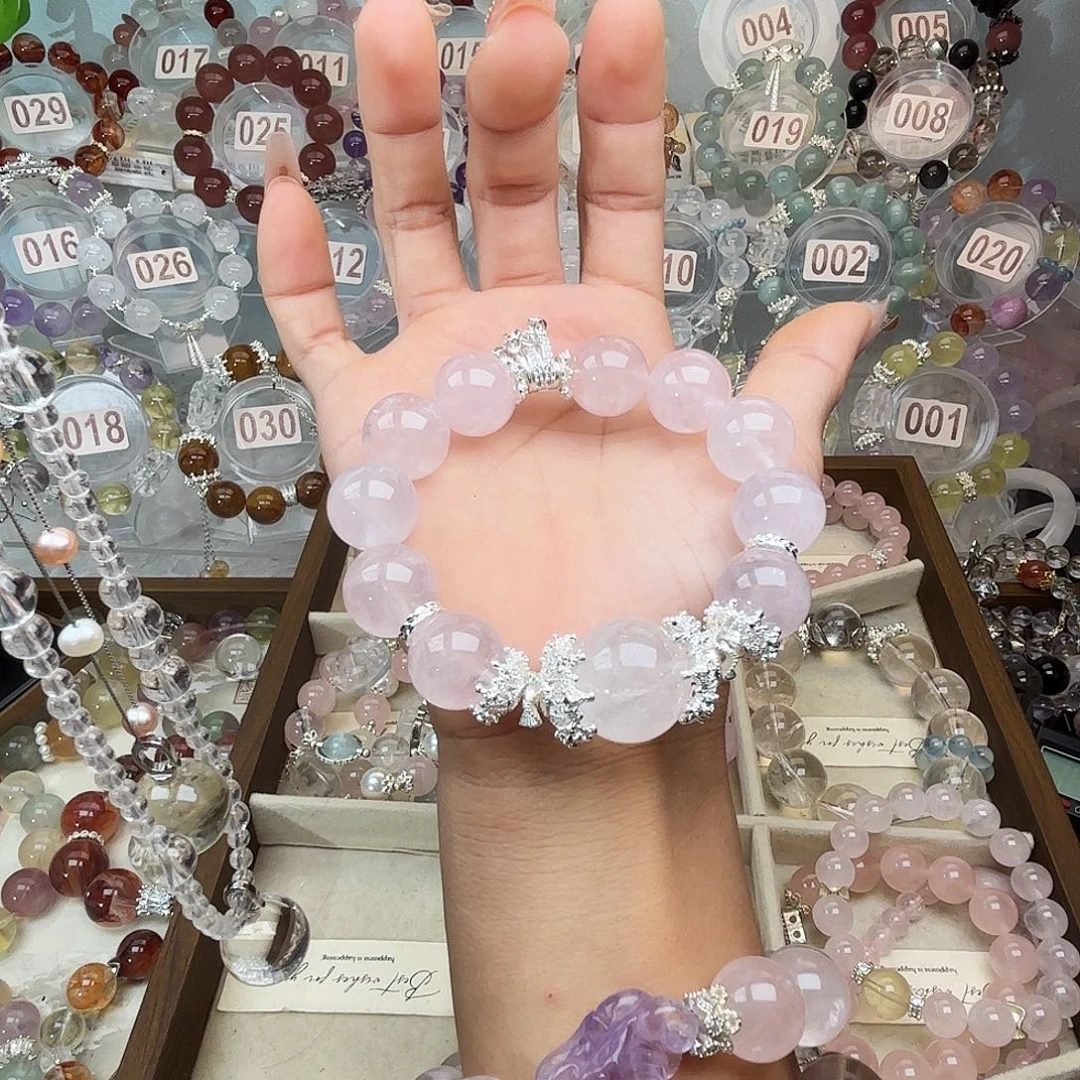 银S925镶嵌手链水晶999999