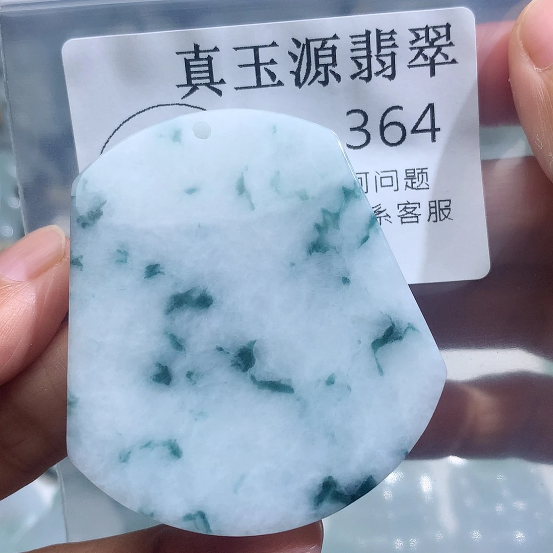 翡翠未镶嵌颈饰364