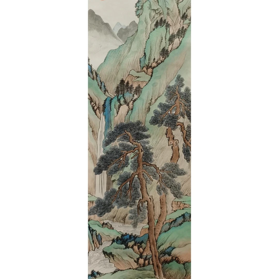 【辽拍】V250709-2-364《山水》（2.6平尺) 纸本镜片 DD9