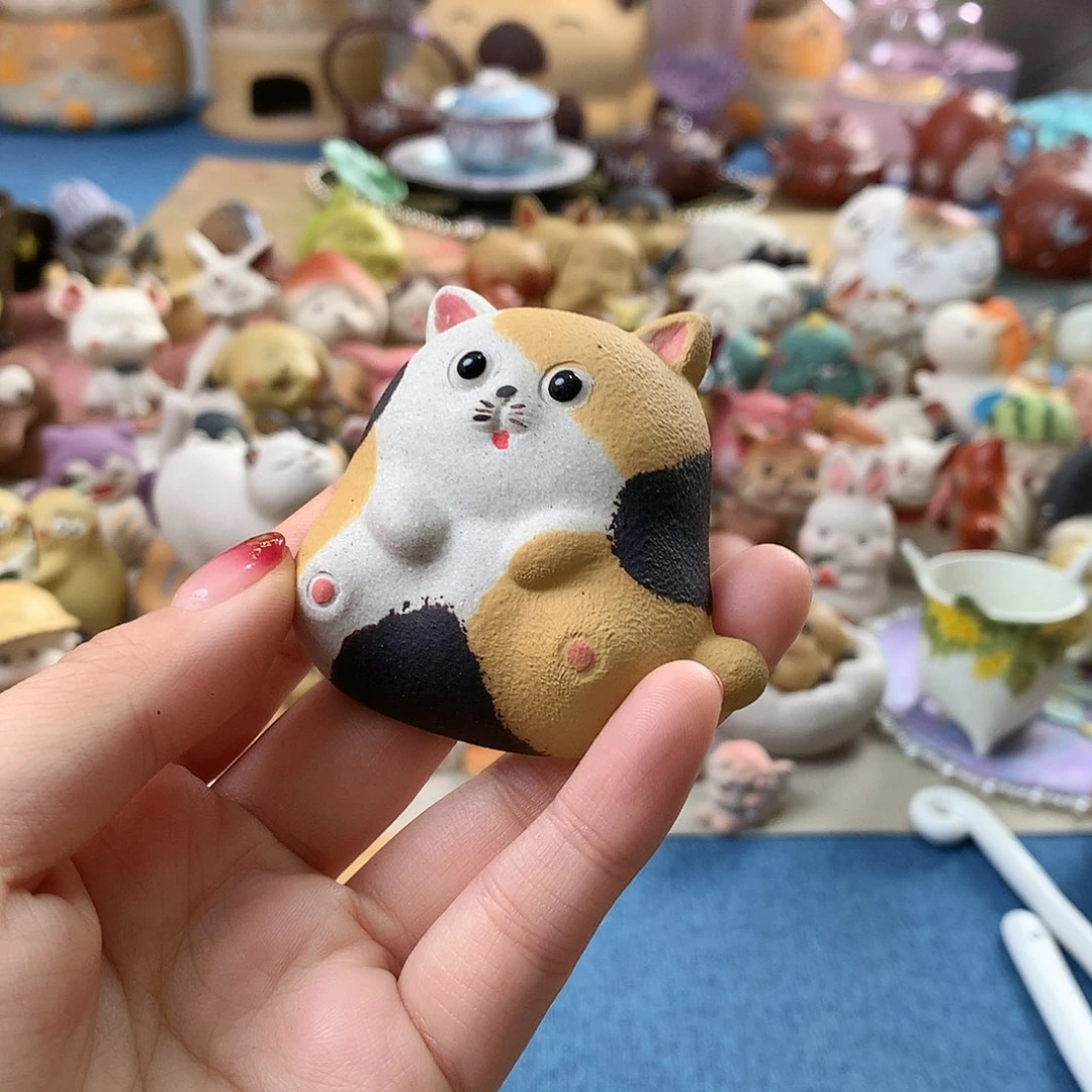 茶宠紫砂手工制作