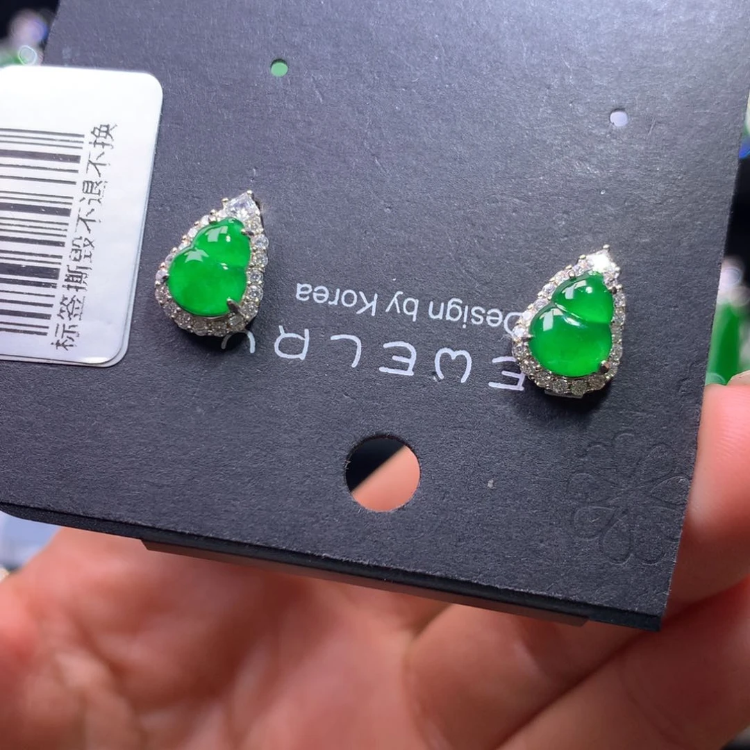 【闪购商品】颈饰银S925镶嵌翡翠天然翡翠