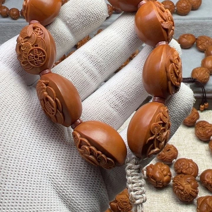 好***.橄榄核手串橄榄核雕工艺制作