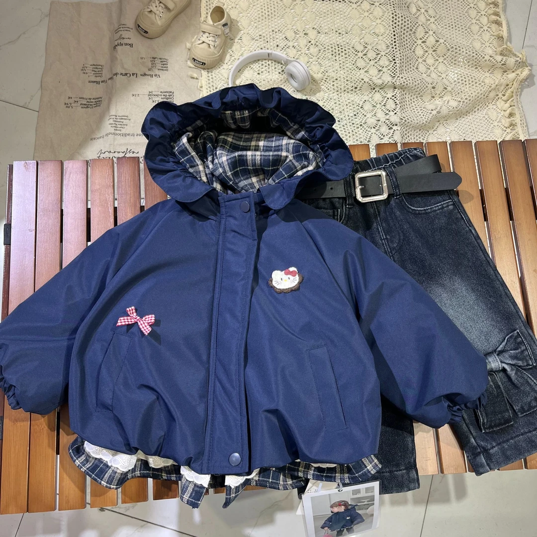 【MU&YAN高定】女常规冬季公主风棉衣拉链外套中长款122523