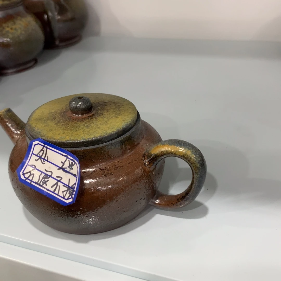 茶壶紫砂纯自然柴烧