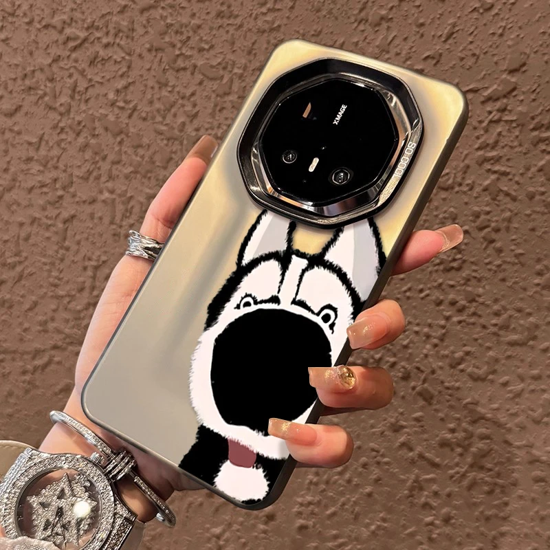 适用华为mate70rs非凡大师手机壳哈士奇mate60pro保时捷60rs新款