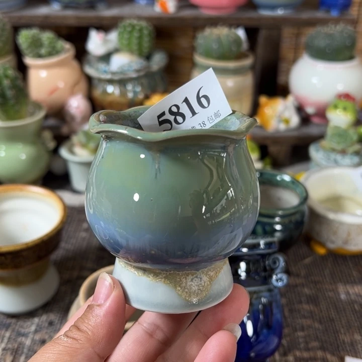口5 手工花盆满30包邮