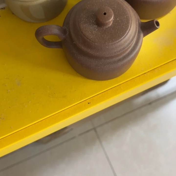 茶壶紫砂原矿半手工降坡泥德中150cc