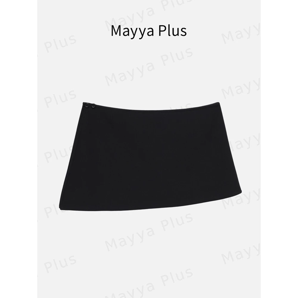 银狐绒叠穿腰封女款搭裤子遮胯显瘦女冬季下摆斜角百搭屁帘