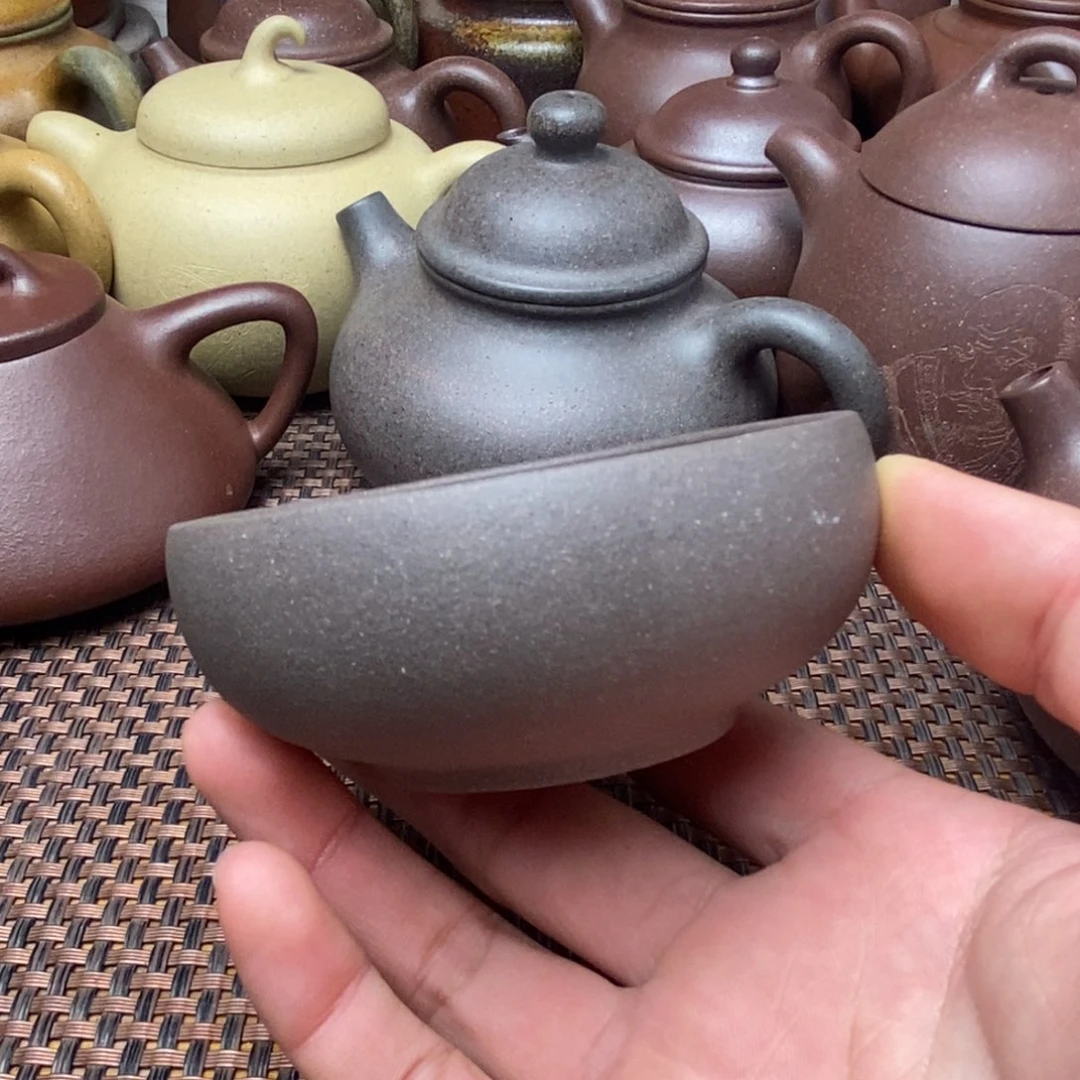 紫泥茶壶天青主人杯