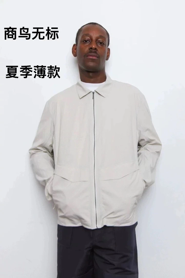 阿胜夏商鸟LT轻量机能衬衫行政翻领男全压胶皱感休闲外套上衣夹克