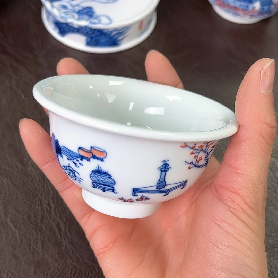 杯手绘高温瓷器瓷器