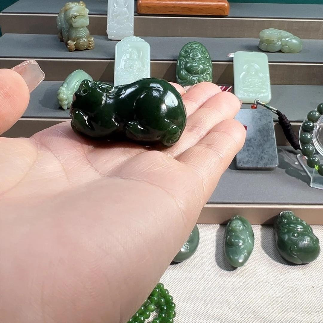 和田玉吊坠(不含链)未镶嵌