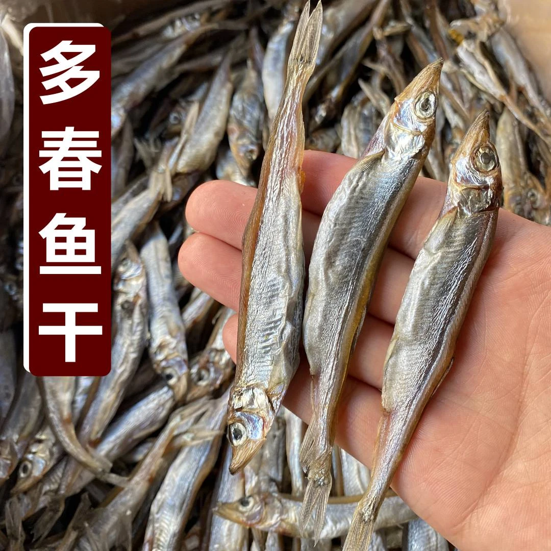 多春鱼干 多籽鱼干货小鱼干淡晒鱼干250克500克海产干货广东阳江