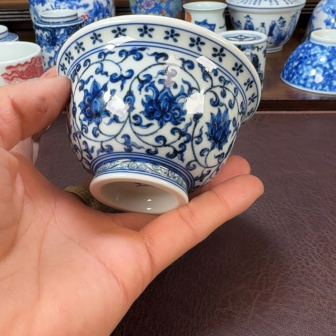 瓷片当代景德镇陶瓷手绘茶具