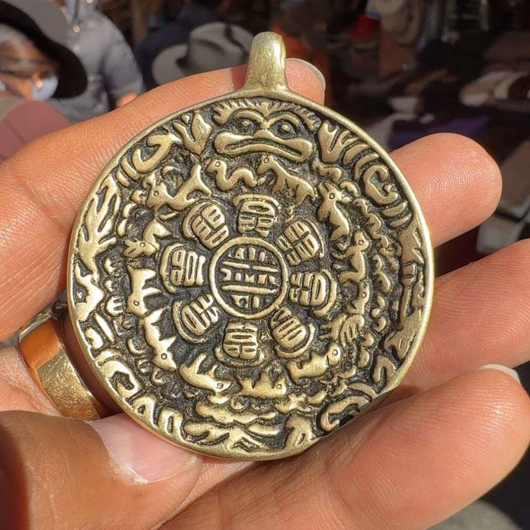 精品铜材质九宫牌子