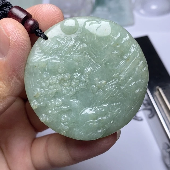 颈饰未镶嵌翡翠翡翠