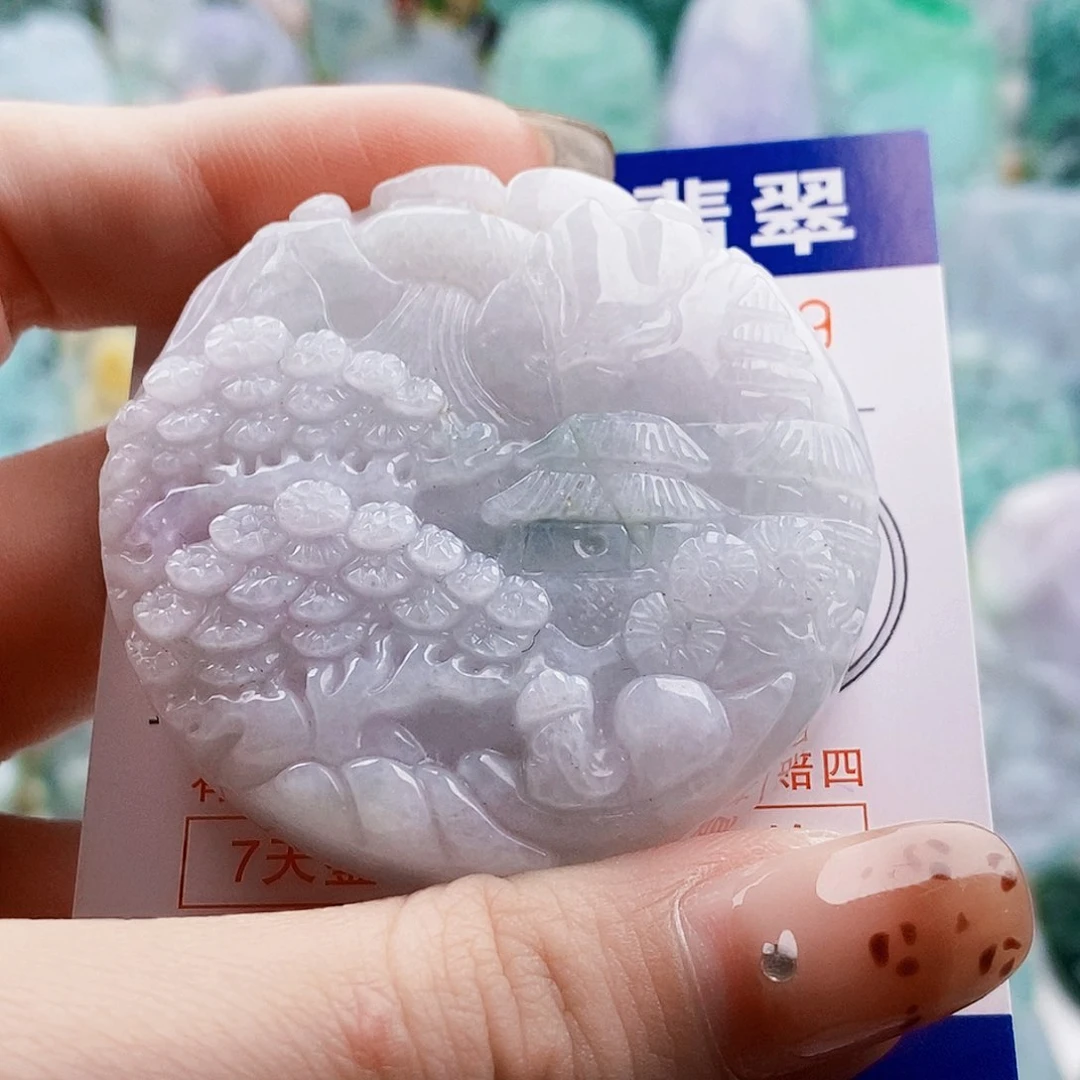 吊坠(不含链)未镶嵌翡翠