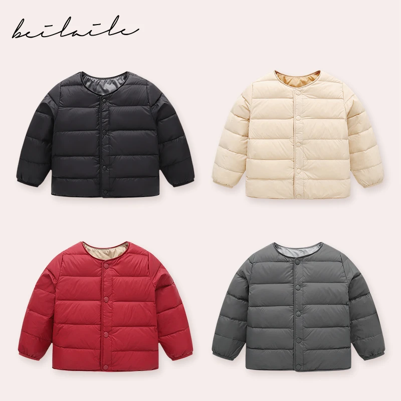【羽绒内胆外套 小乐妈咪】婴儿童羽绒服男女宝宝秋冬外套 下架