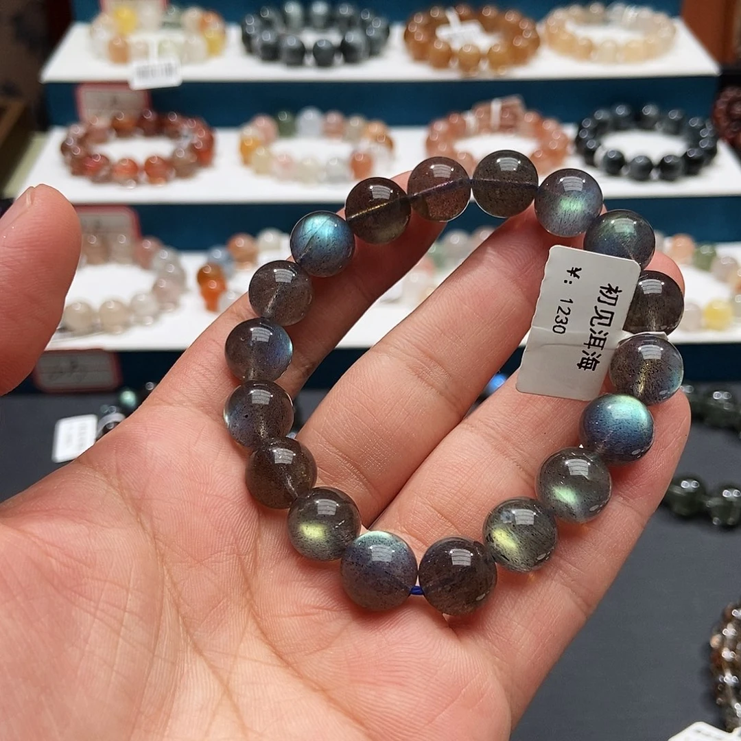 未镶嵌长石手链月光石11.9