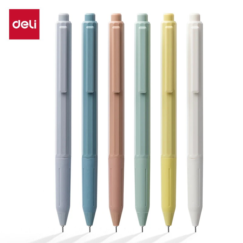 得力SA16乐素速干按动个人中性笔0.5mmST笔头(黑)