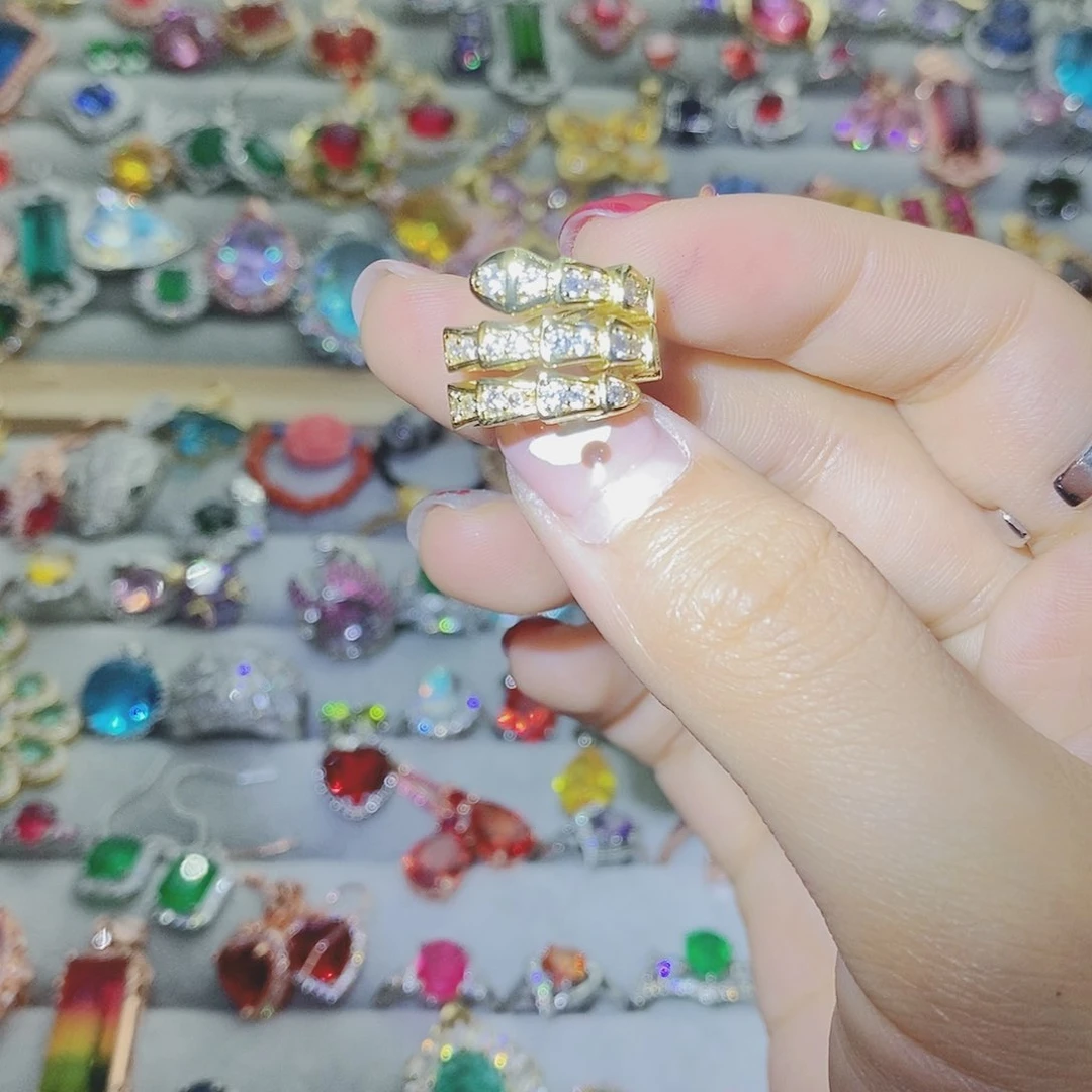 【闪购商品】芙蓉石戒指银S925镶嵌