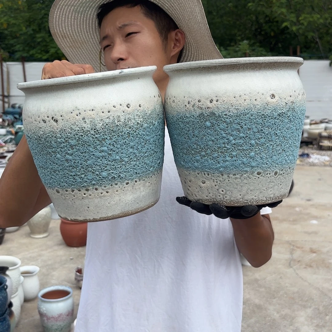 蓝泡泡两个口径20高度21