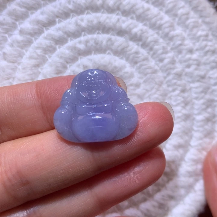 翡翠颈饰未镶嵌冰胶紫佛公