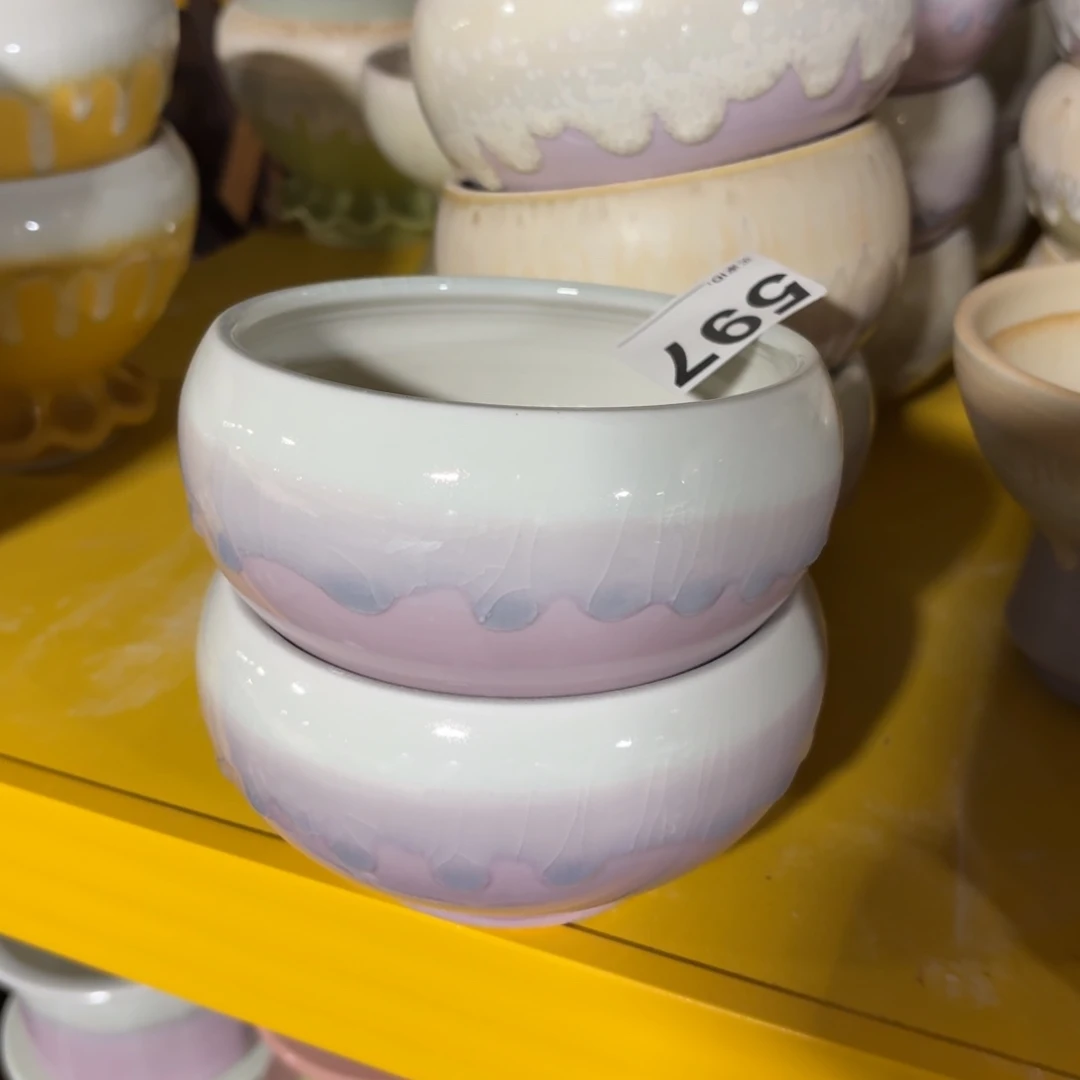 景德镇多肉花盆597随机1个