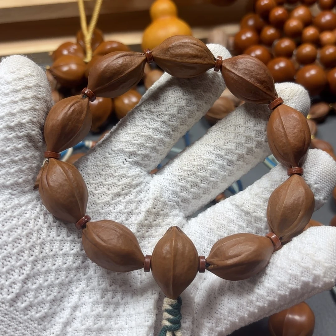 秦***原橄榄核手串/手链1.7*2.7