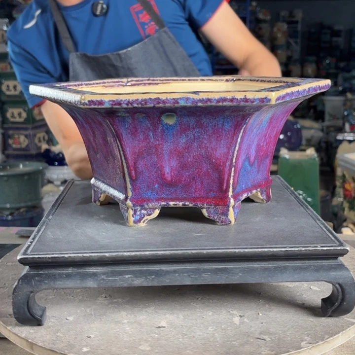 一风堂石湾花盆 内25*13
