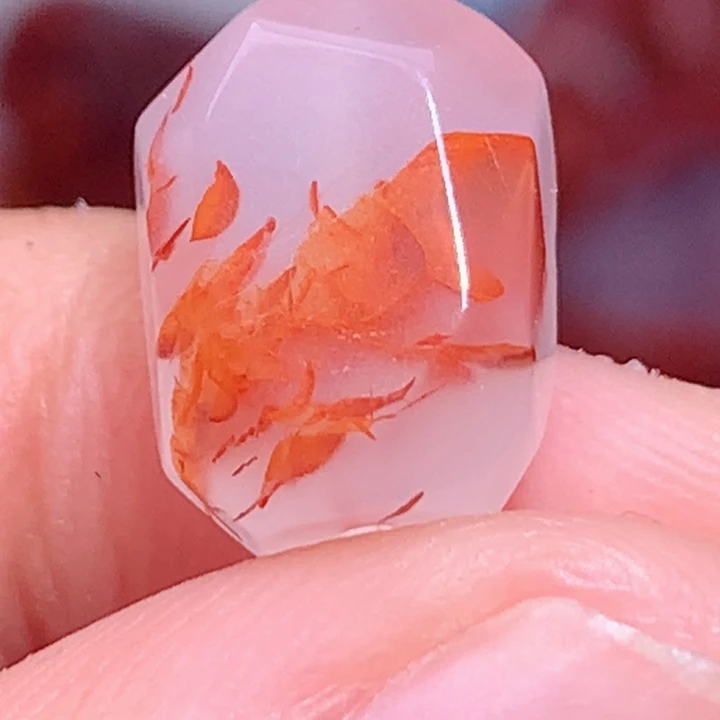 南红玛瑙未镶嵌南红无相切面