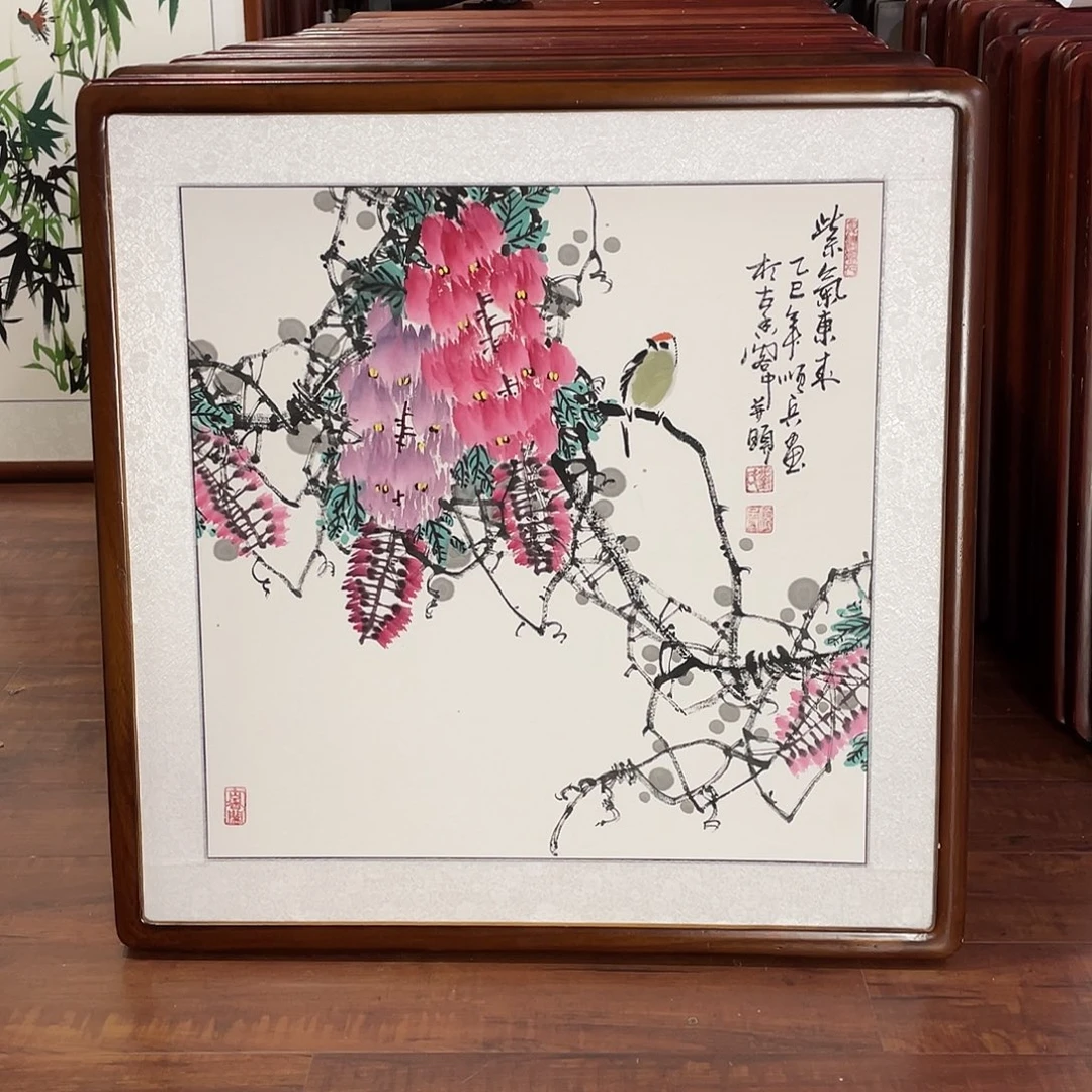 国画带框尺寸63*63厘米
