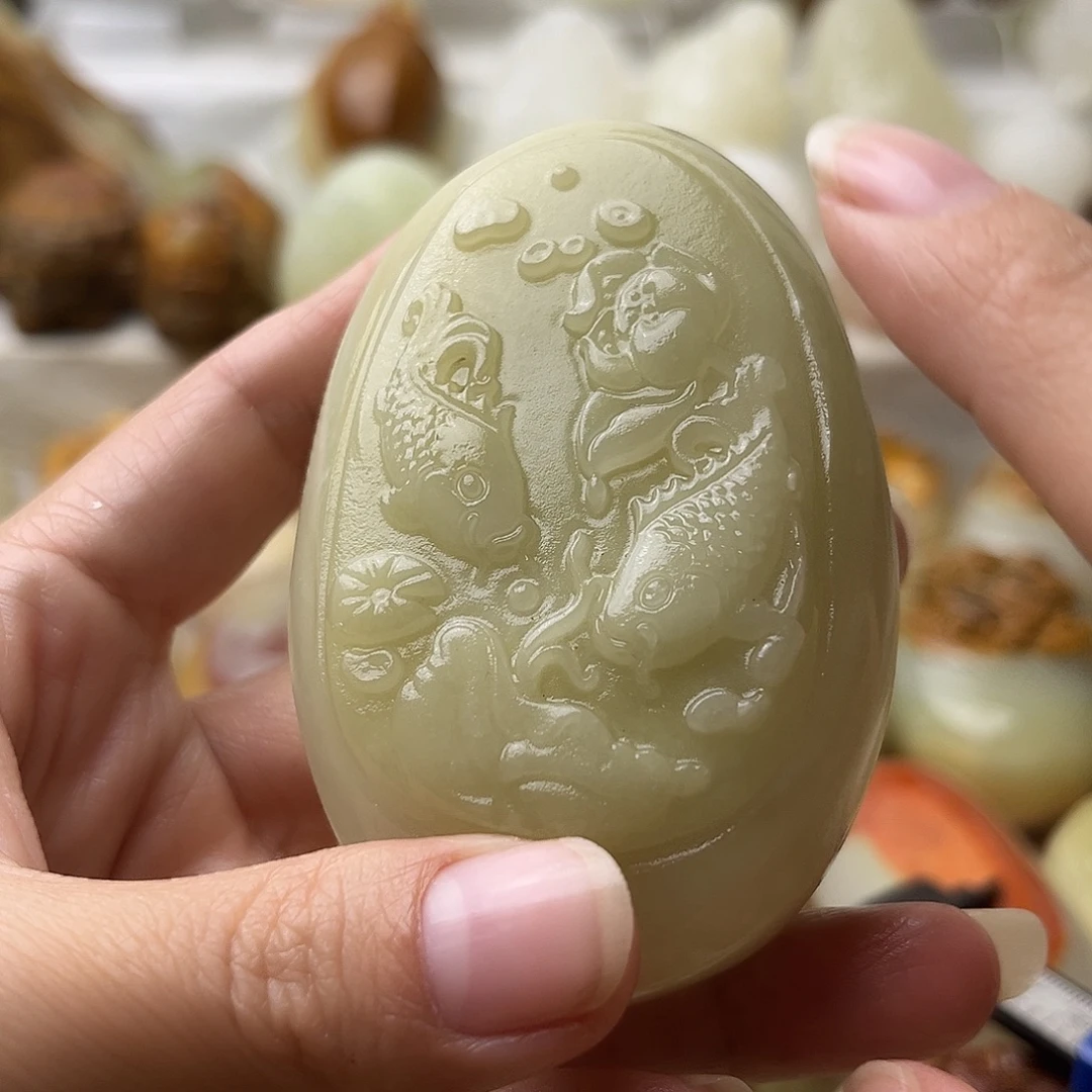 石材古青石不退换鱼
